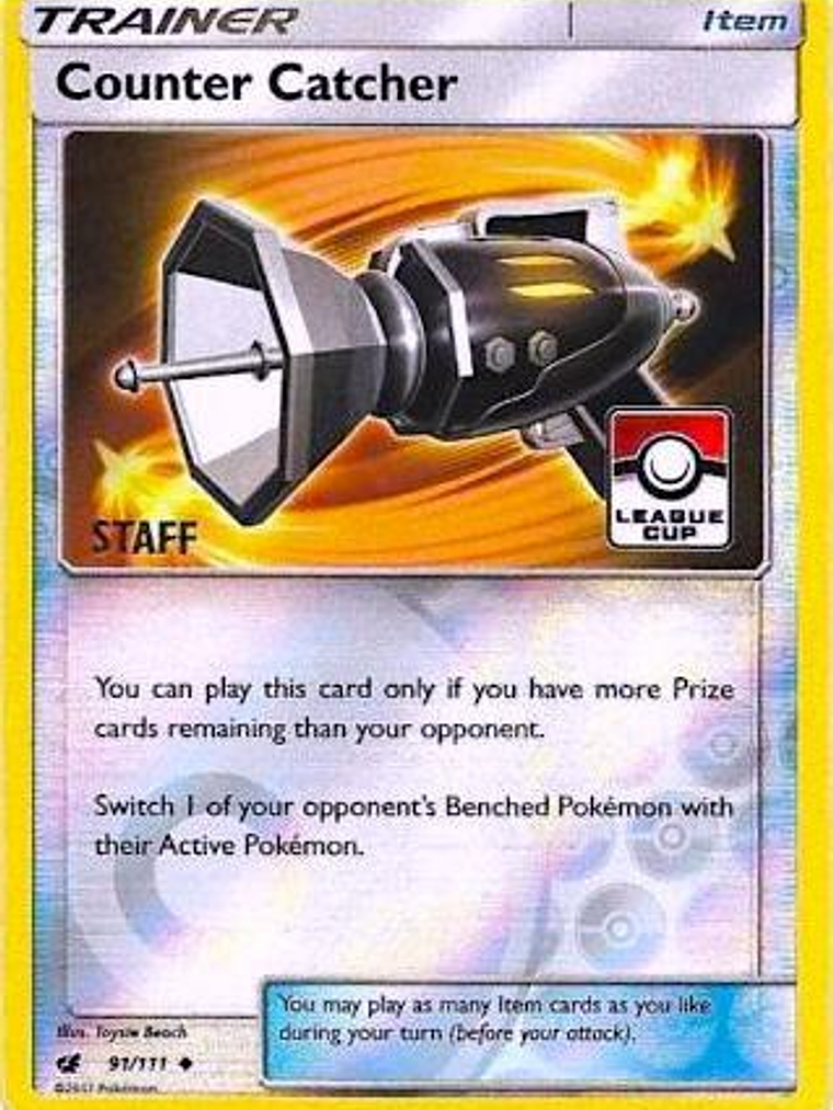 Counter Catcher - 91/111 (League Cup) [Staff] #091 1