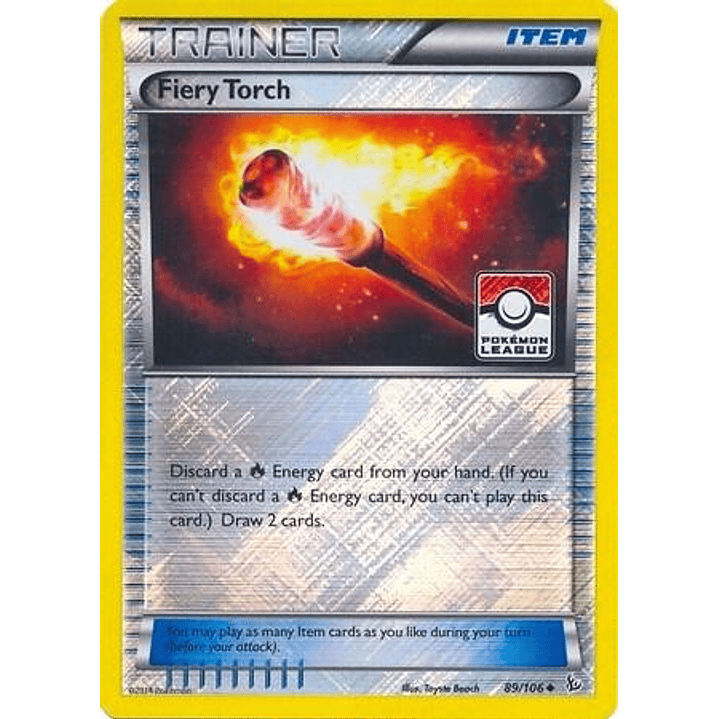 Fiery Torch - 89/106 (Pokemon League) #089 1