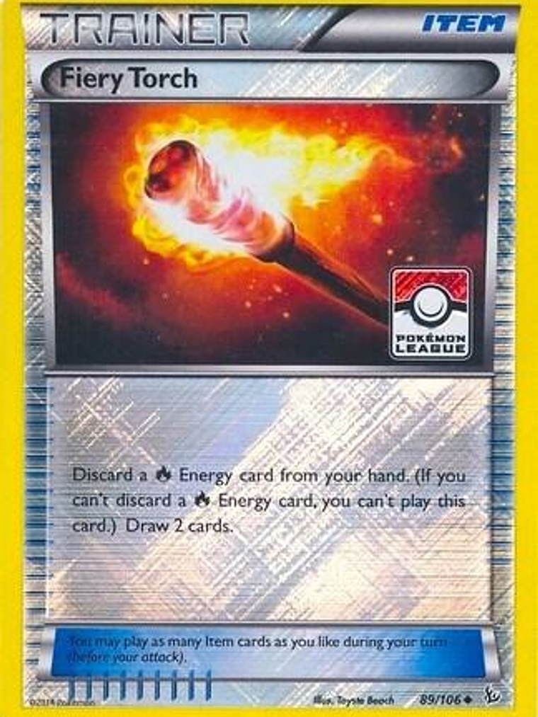 Fiery Torch - 89/106 (Pokemon League) #089 1