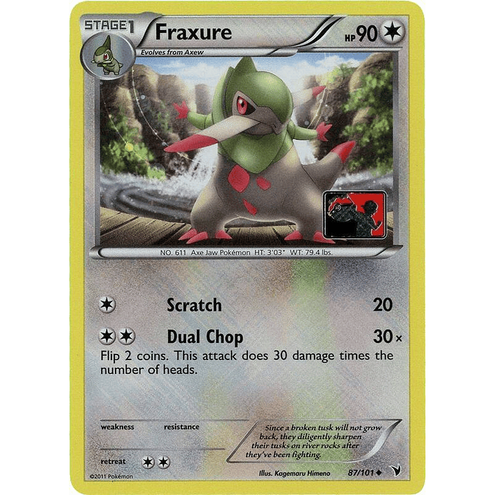 Fraxure - 87/101 (League Promo) #087 1