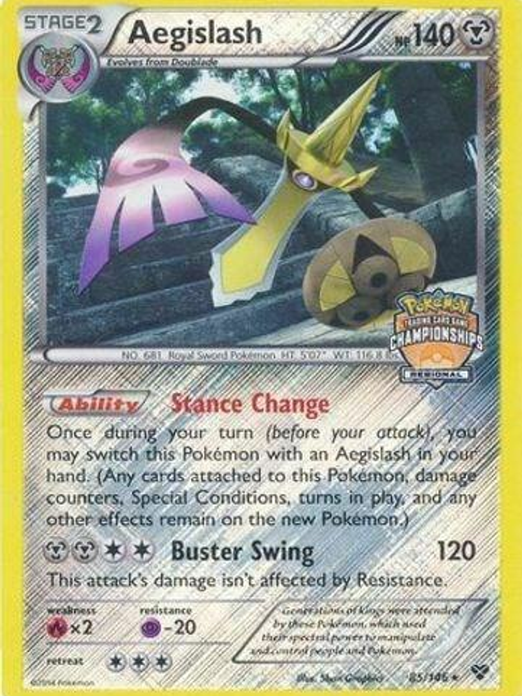 Aegislash - 85/146 (Regional Championships) #085 1