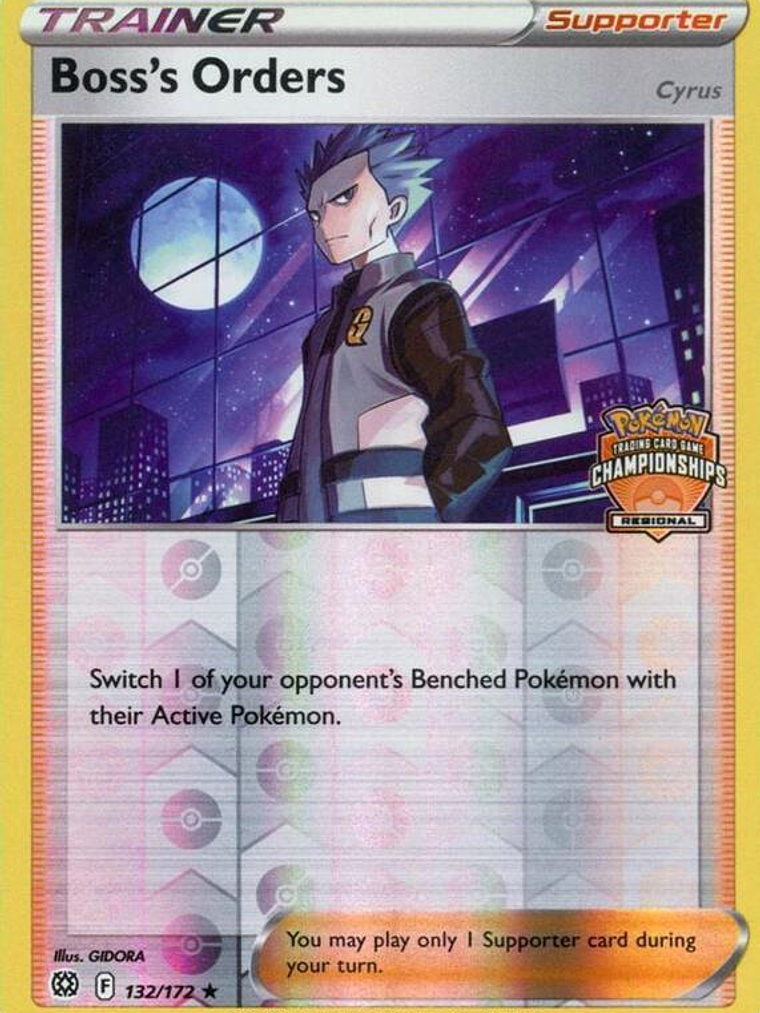 Boss's Orders - 132/172 (Regional Championships) #132 1