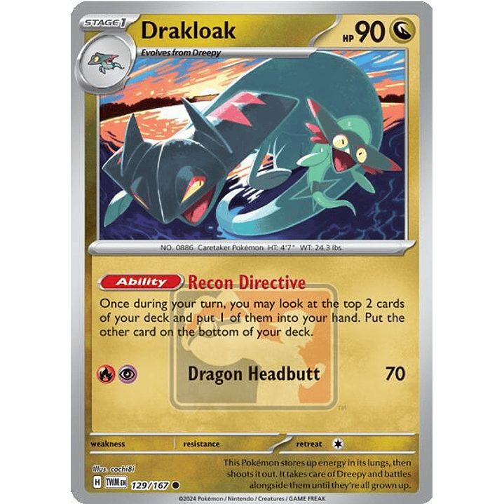 Drakloak #129 1