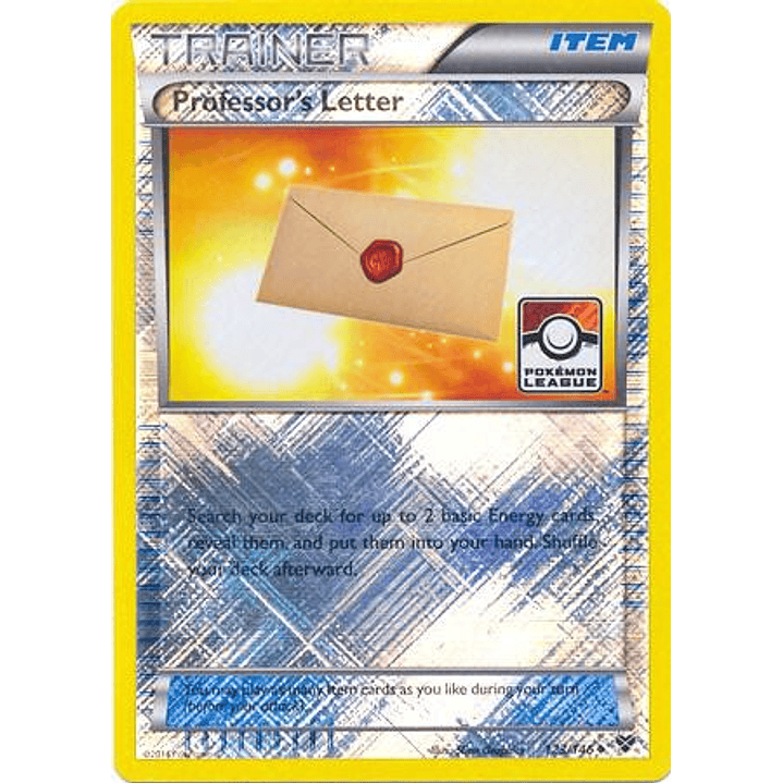 Professor's Letter - 123/146 (Pokemon League) #123 1