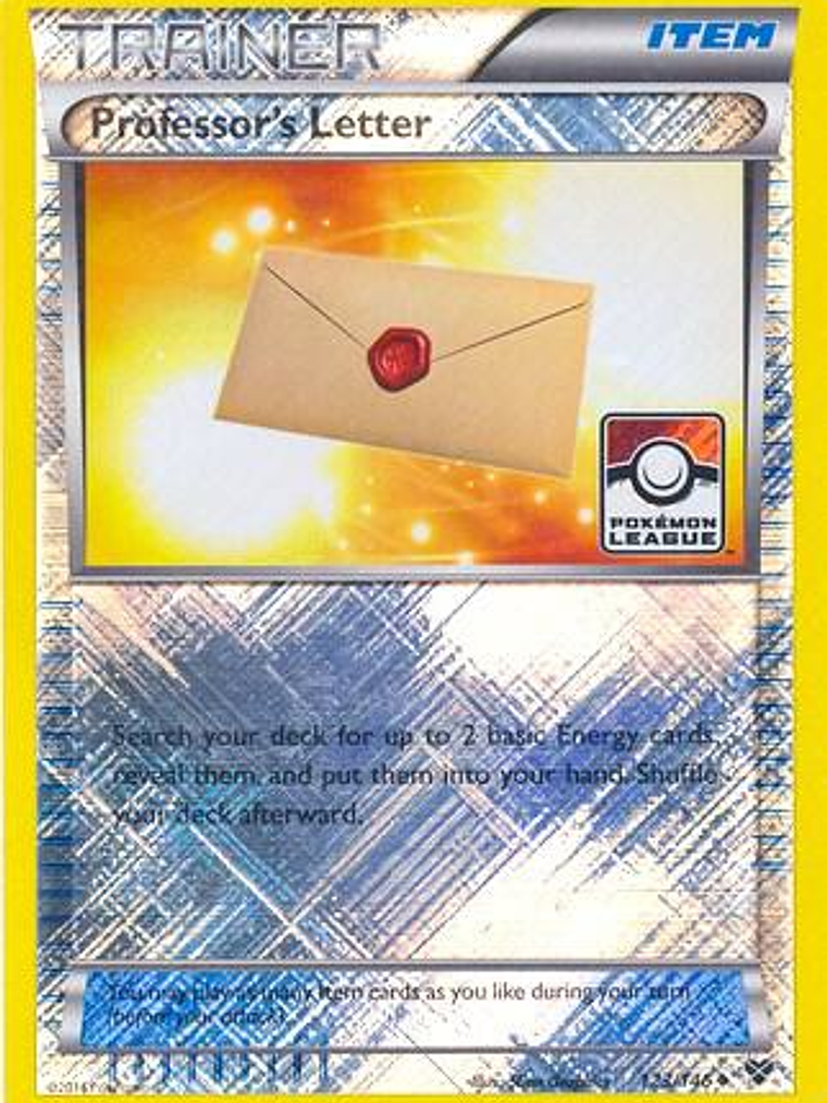Professor's Letter - 123/146 (Pokemon League) #123 1