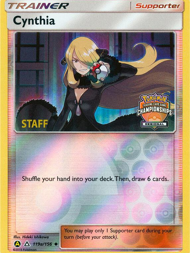 Cynthia - 119a/156 (Regional Championships) [Staff] #119a 1