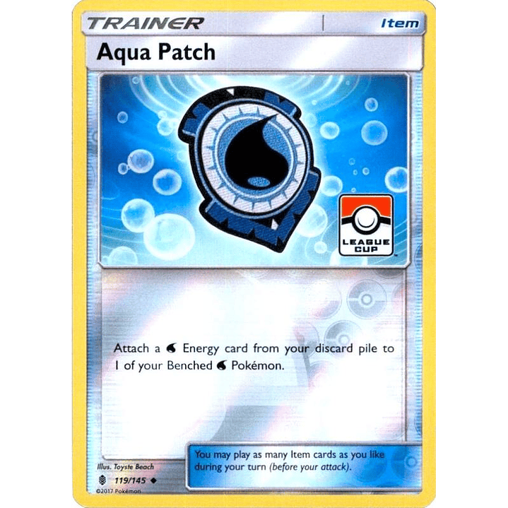 Aqua Patch - 119/145 (League Cup) #119 1