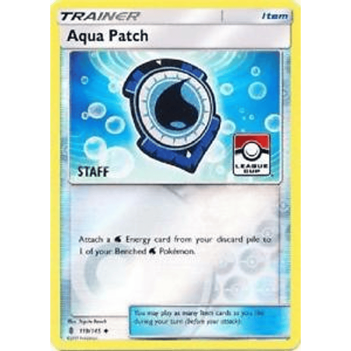 Aqua Patch - 119/145 (League Cup) [Staff] #119 1