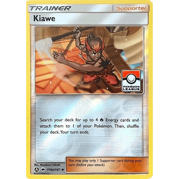 Kiawe - 116a/147 (Pokemon League) #116a 1