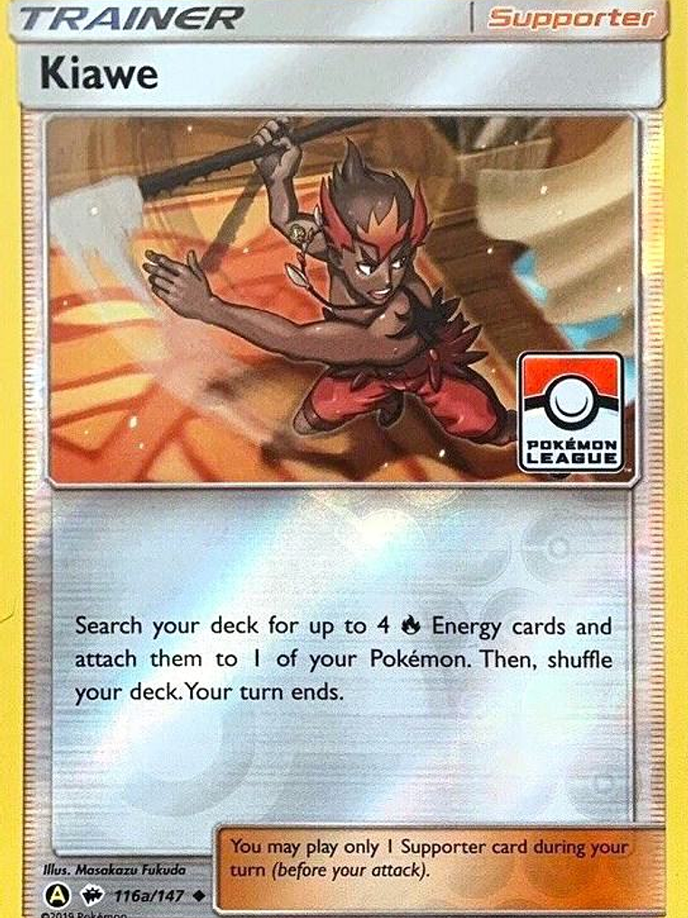 Kiawe - 116a/147 (Pokemon League) #116a 1