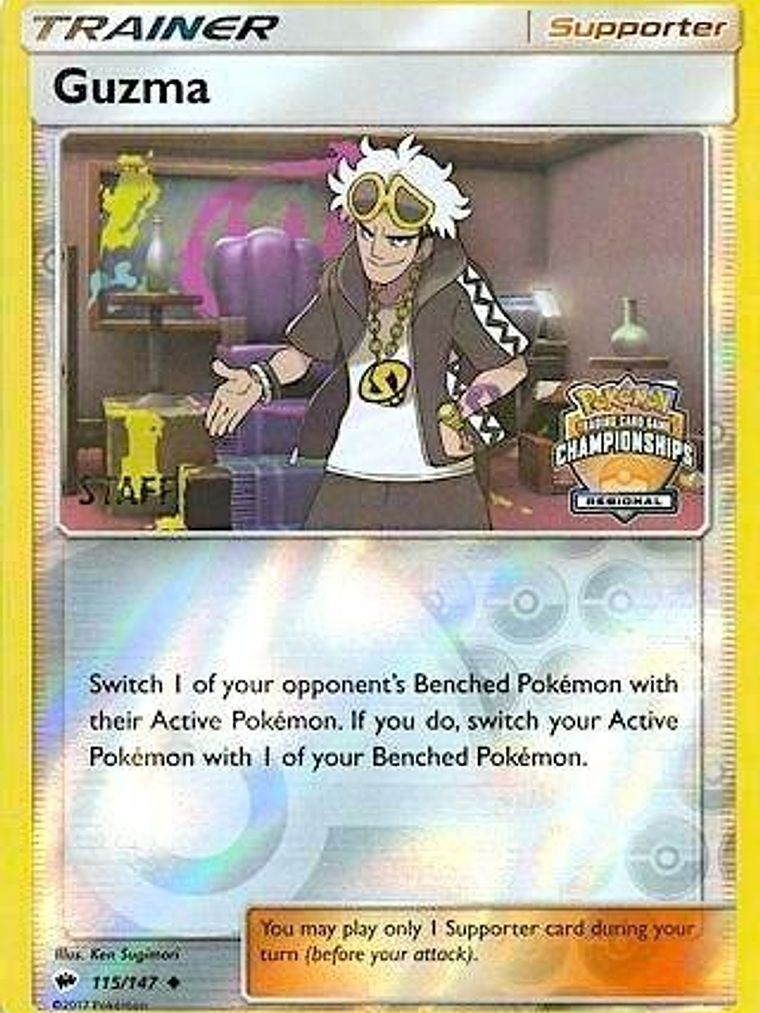 Guzma - 115/147 (Regional Championships) [Staff] #115 1