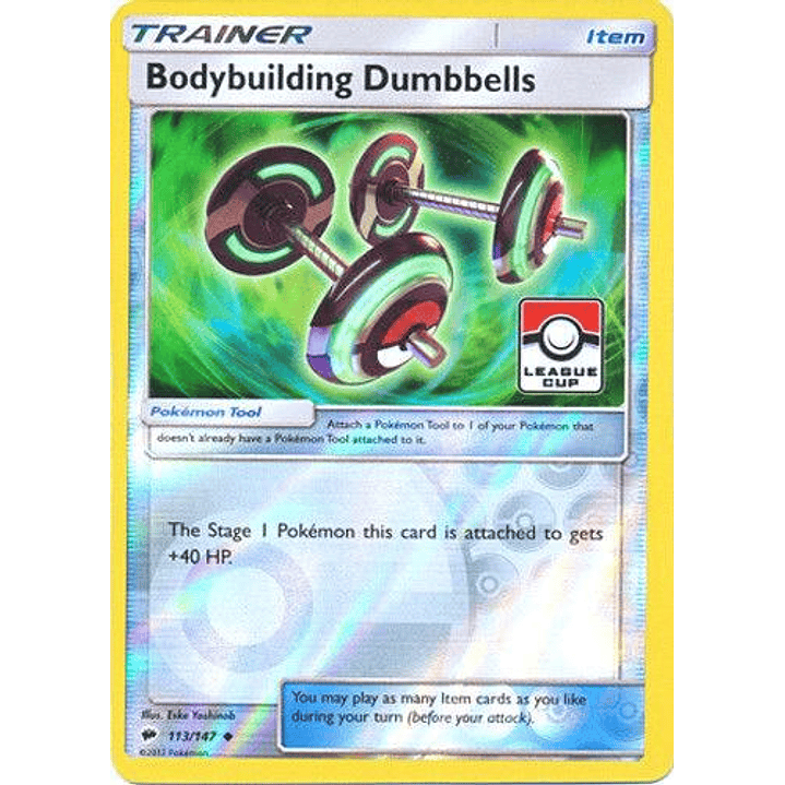 Bodybuilding Dumbbells - 113/147 (League Cup) #113 1