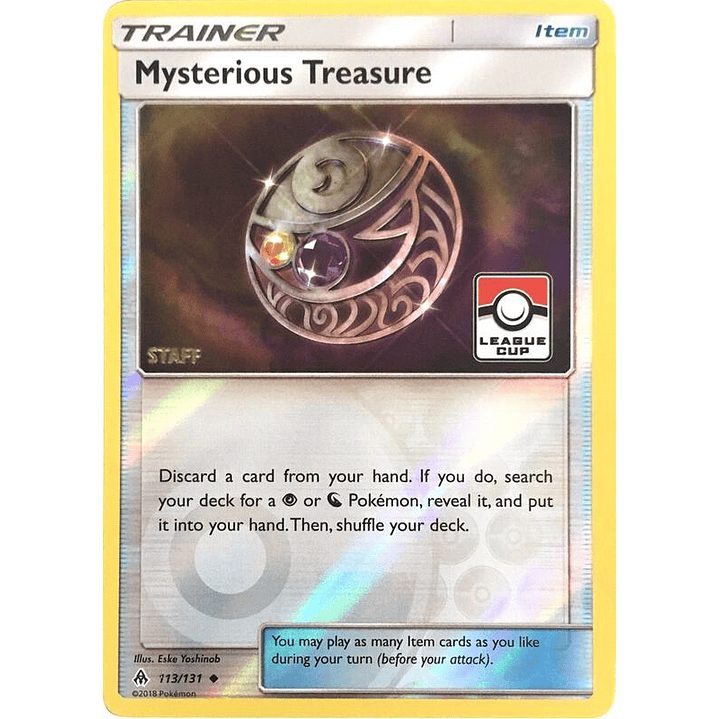 Mysterious Treasure - 113/131 (League Cup) [Staff] #113 1