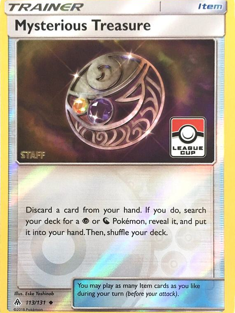 Mysterious Treasure - 113/131 (League Cup) [Staff] #113 1