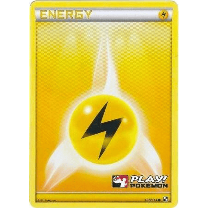 Lightning Energy - 108/114 (Play! Pokemon) #108 1