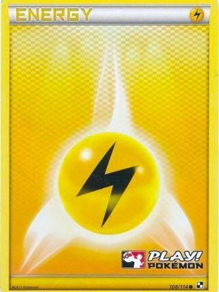 Lightning Energy - 108/114 (Play! Pokemon) #108 1