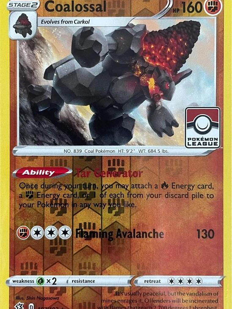 Coalossal - 107/192 (League Promo) #107 1