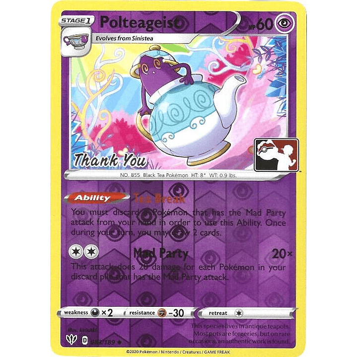 Polteageist - 83/189 (Pokemon League) [Thank You] #083 1