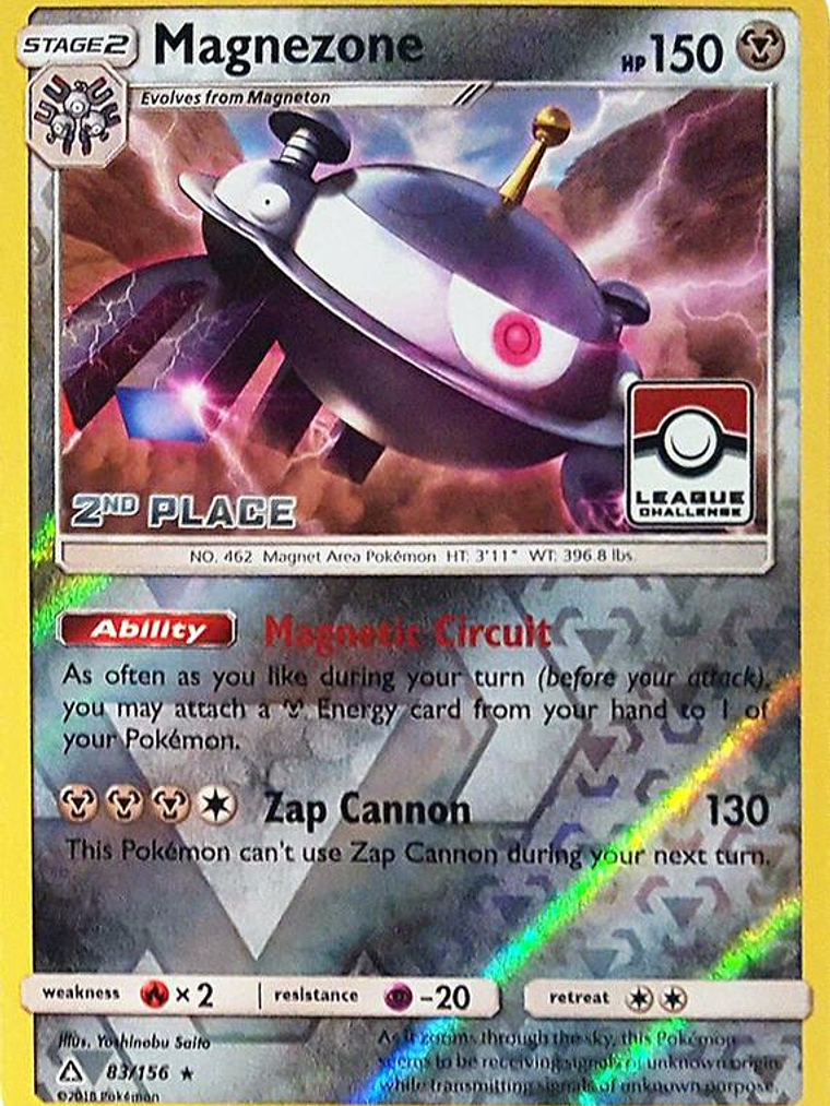 Magnezone - 83/156 (League Challenge) [2nd Place] #083 1