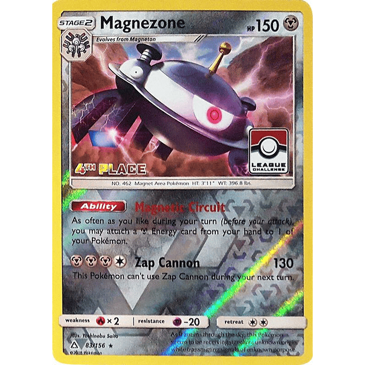 Magnezone - 83/156 (League Challenge) [4th Place] #083 1