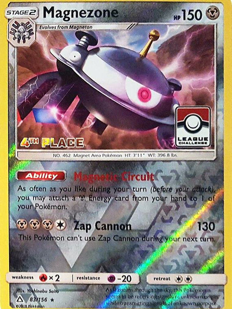 Magnezone - 83/156 (League Challenge) [4th Place] #083 1