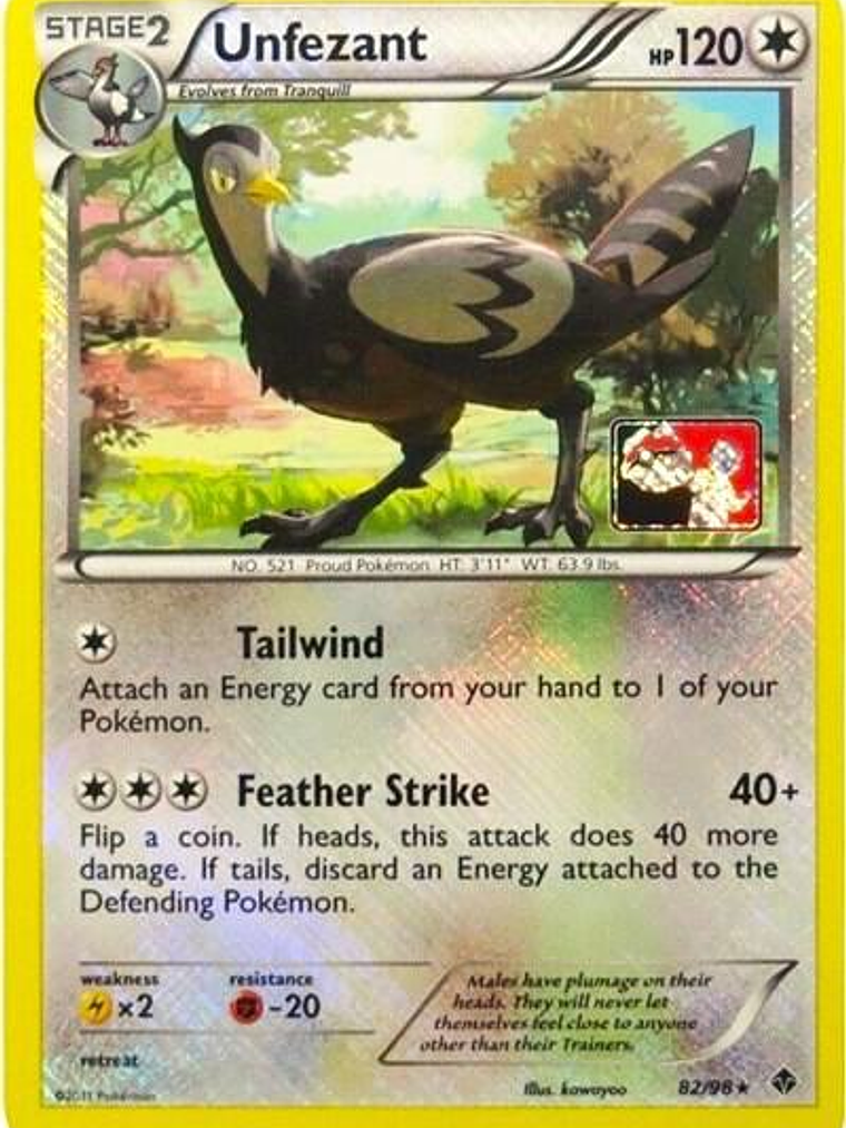 Unfezant - 82/98 (League Promo) #082 1