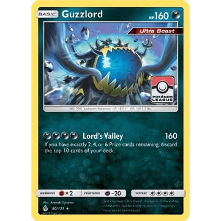 Guzzlord - 80/131 (Pokemon League) #080 1