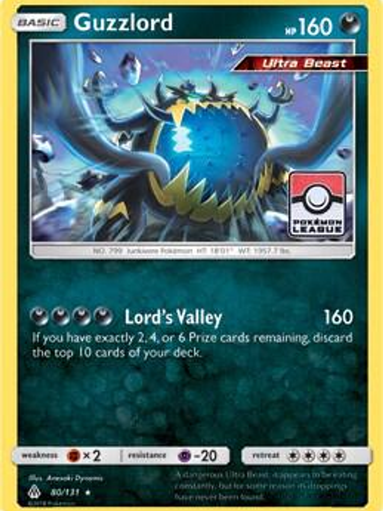 Guzzlord - 80/131 (Pokemon League) #080 1