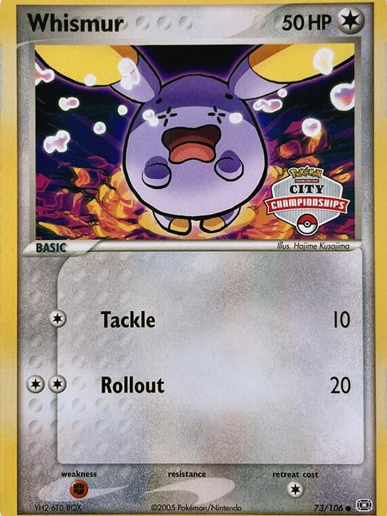 Whismur - 73/106 (City Championships) #073 1