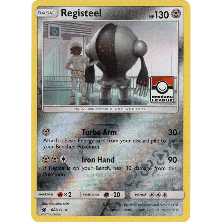 Registeel - 68/111 (Pokemon League) #068 1