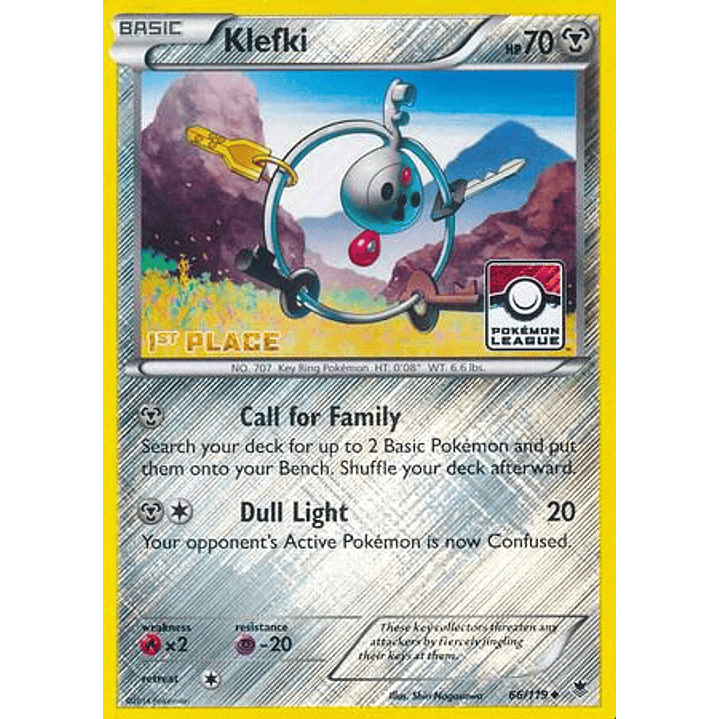 Klefki - 66/119 (Pokemon League) [1st Place] #066 1