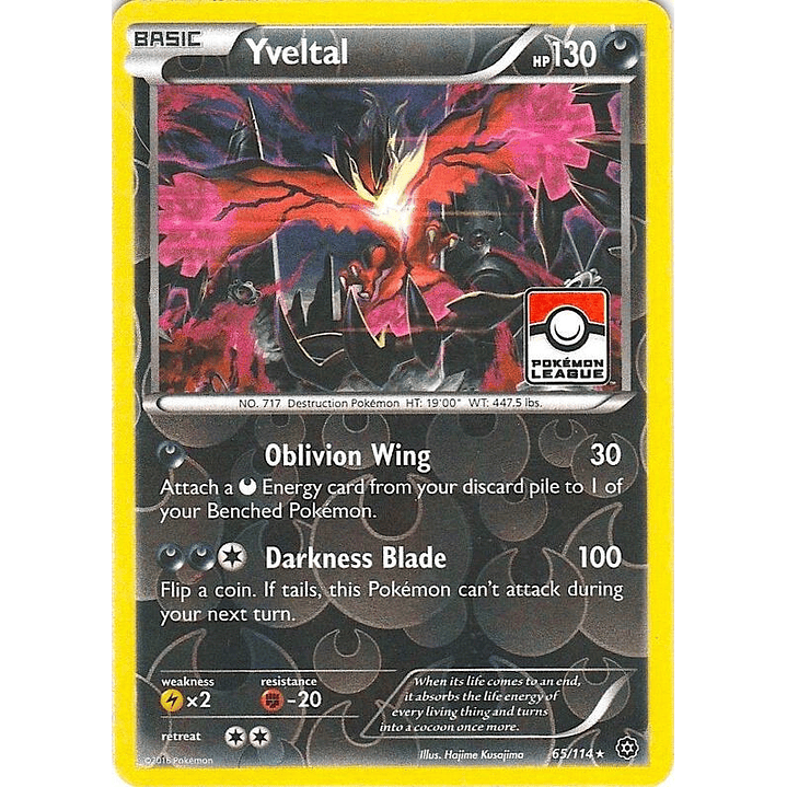 Yveltal - 65/114 (Pokemon League) #065 1