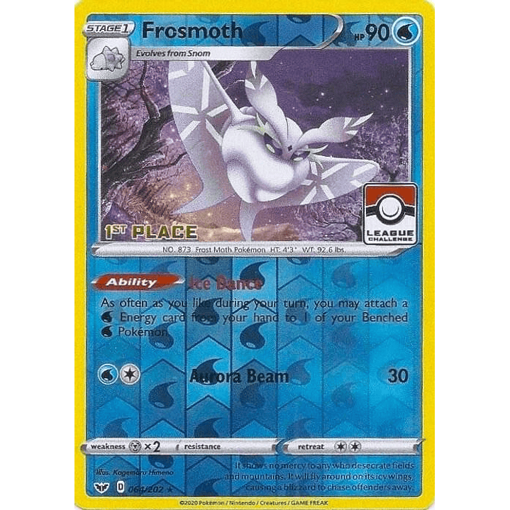 Frosmoth - 064/202 (League Challenge) [1st Place] #064 1