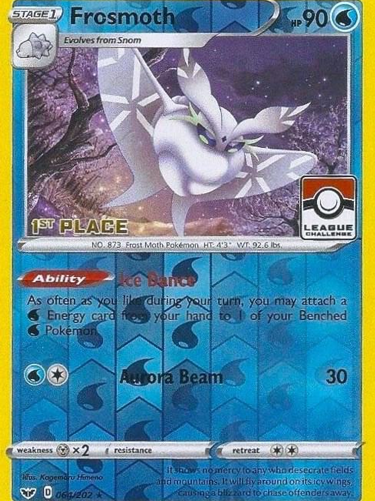 Frosmoth - 064/202 (League Challenge) [1st Place] #064 1