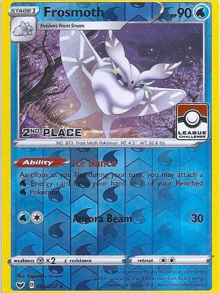 Frosmoth - 064/202 (League Challenge) [2nd Place] #064 1