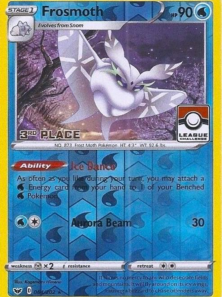Frosmoth - 064/202 (League Challenge) [3rd Place] #064 1