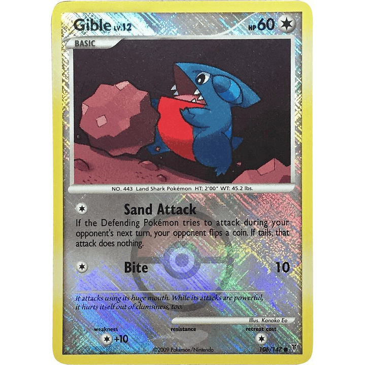 Gible - 106/147 (Championship Promo) #106 1
