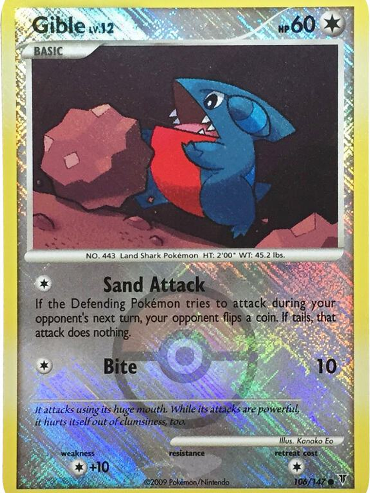 Gible - 106/147 (Championship Promo) #106 1