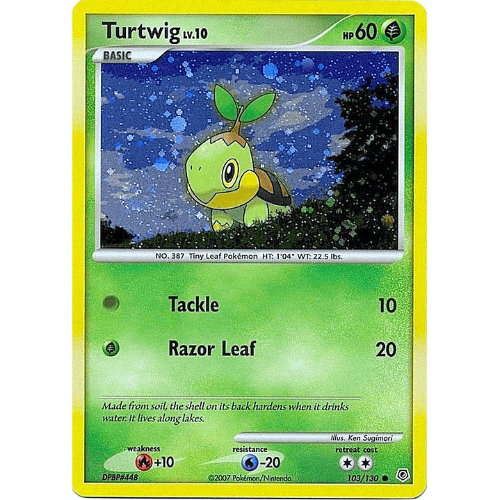 Turtwig - 103/130 (Cosmos Holofoil) #103 1