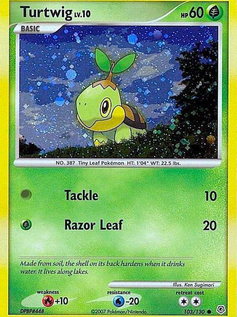 Turtwig - 103/130 (Cosmos Holofoil) #103 1