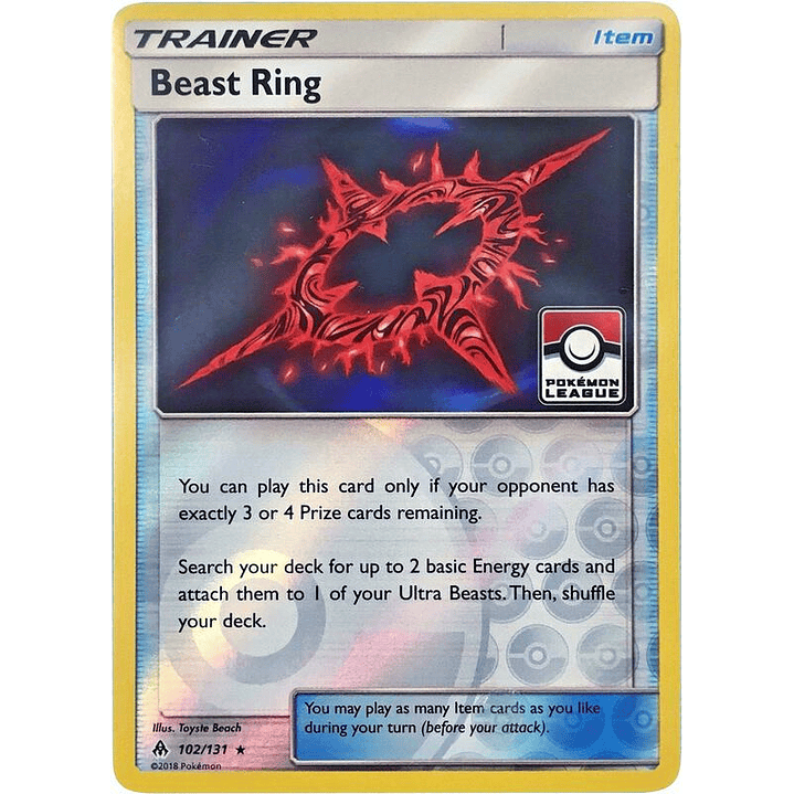 Beast Ring - 102/131 (Pokemon League) #102 1