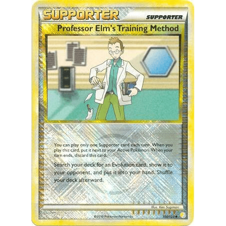 Professor Elm's Training Method - 100/123 (League Promo) #100 1