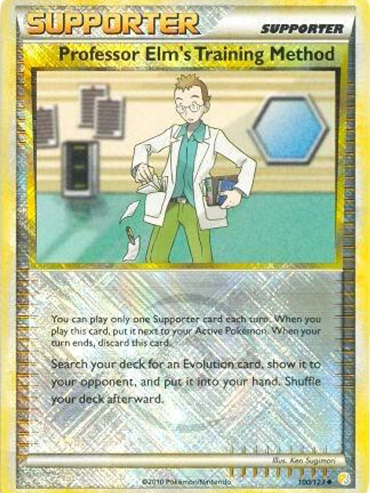 Professor Elm's Training Method - 100/123 (League Promo) #100 1