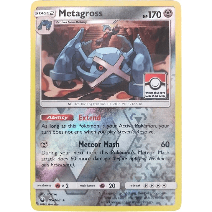 Metagross - 95/168 (Pokemon League) #095 1