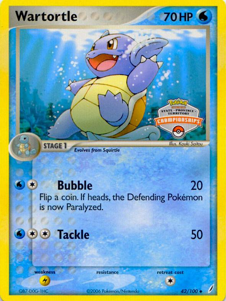 Wartortle - 42/100 (State Championships) #042 1