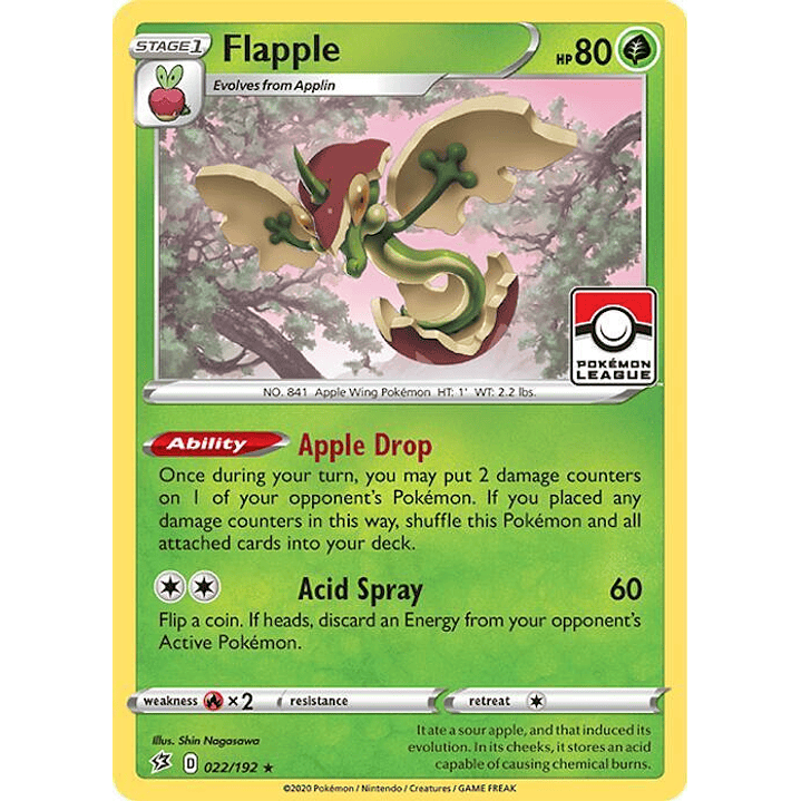 Flapple - 022/192 (League Promo) #022 1