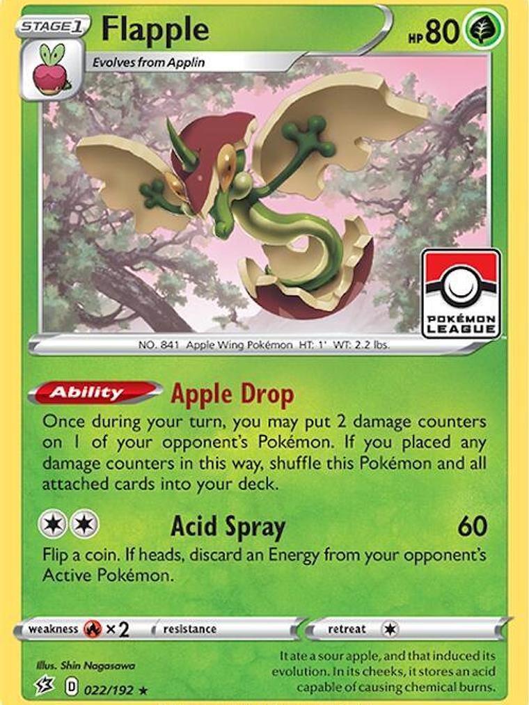 Flapple - 022/192 (League Promo) #022 1