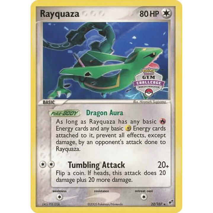 Rayquaza - 22/107 (2004-2005 Gym Challenge) #022 1