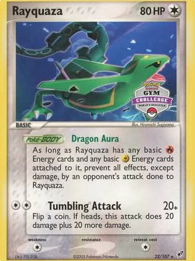 Rayquaza - 22/107 (2004-2005 Gym Challenge) #022 1