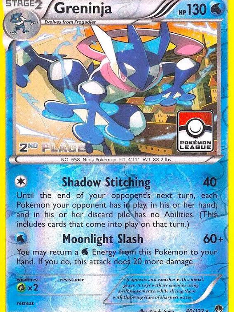 Greninja - 40/122 (League) [2nd Place] #040 1